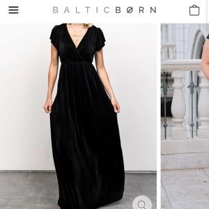 Baltic Born Athena Pleated Maxi Dress